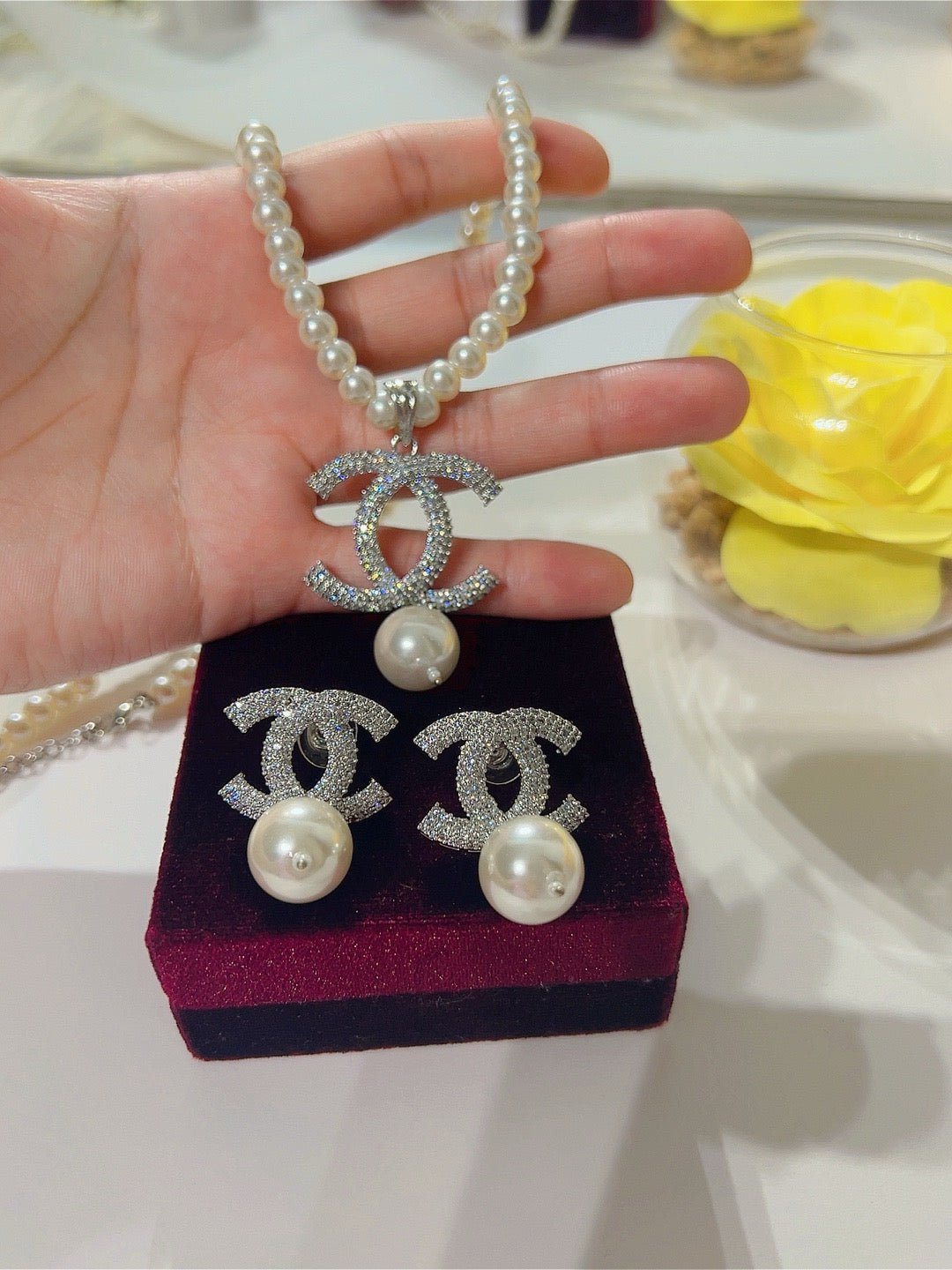 CHANEL Long Pearl Necklace - Main Image