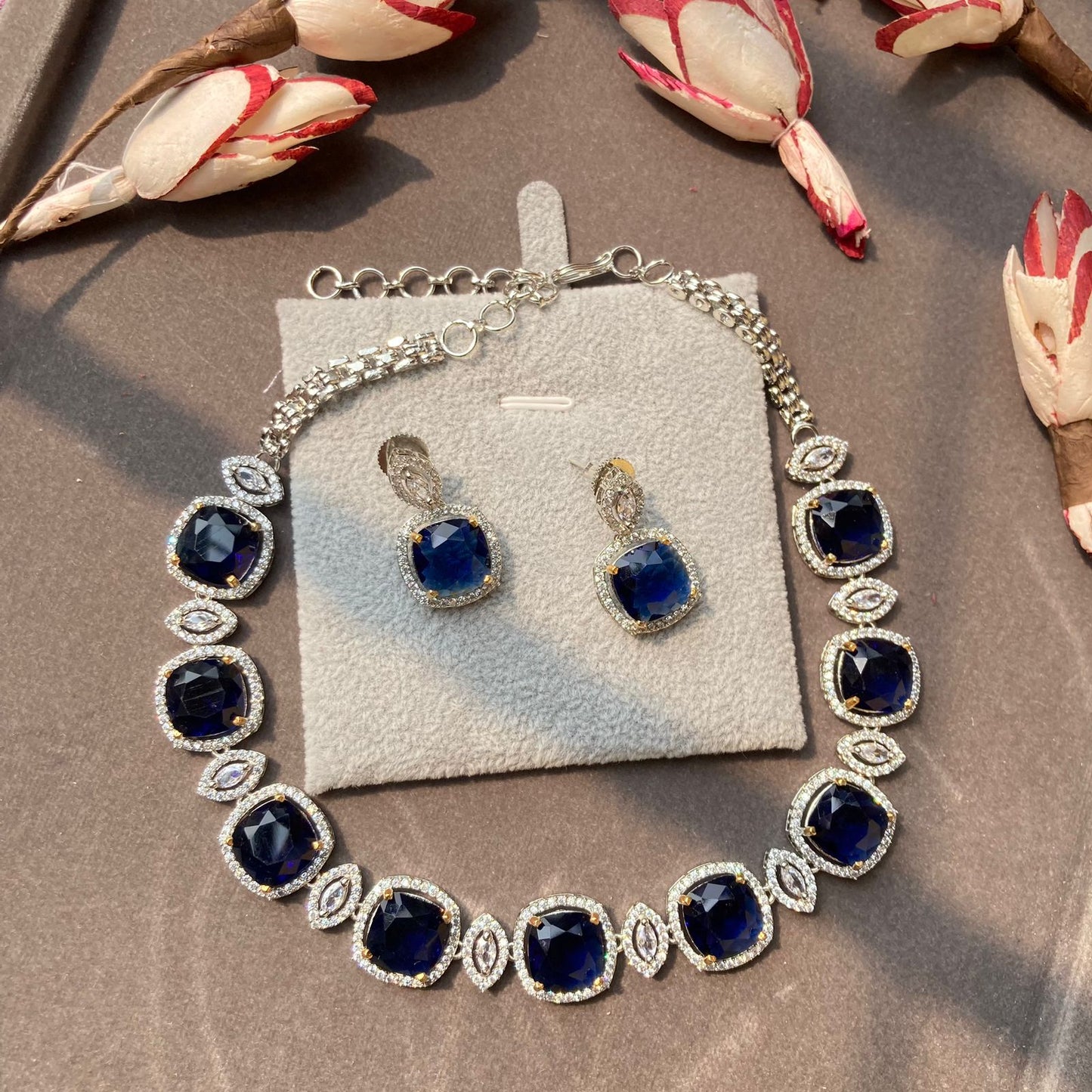 Exquisite Cubic Zirconia Jewelry Sets in Four Stunning Colors