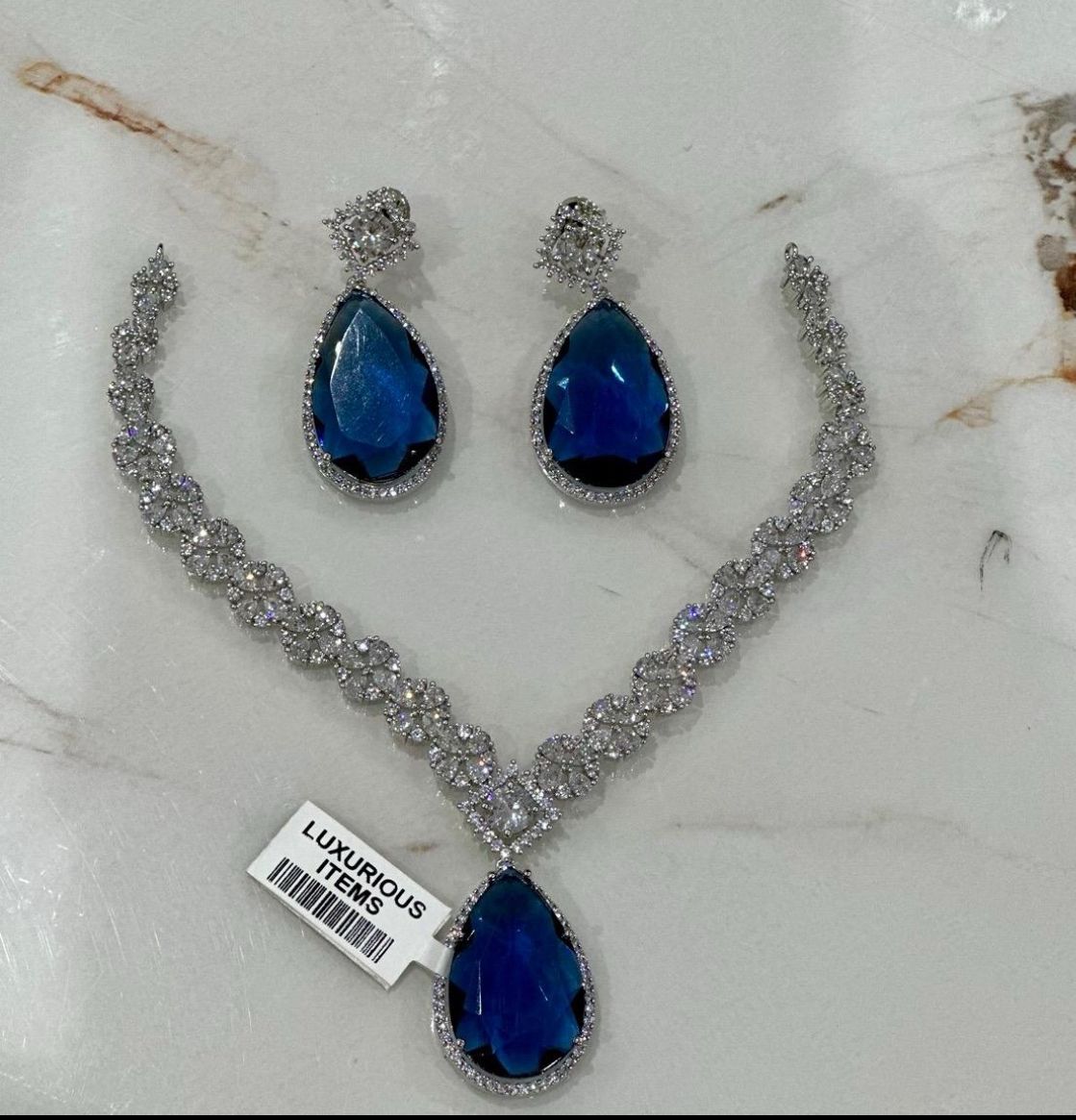 AD deepika padukone inspired necklace set with earrings