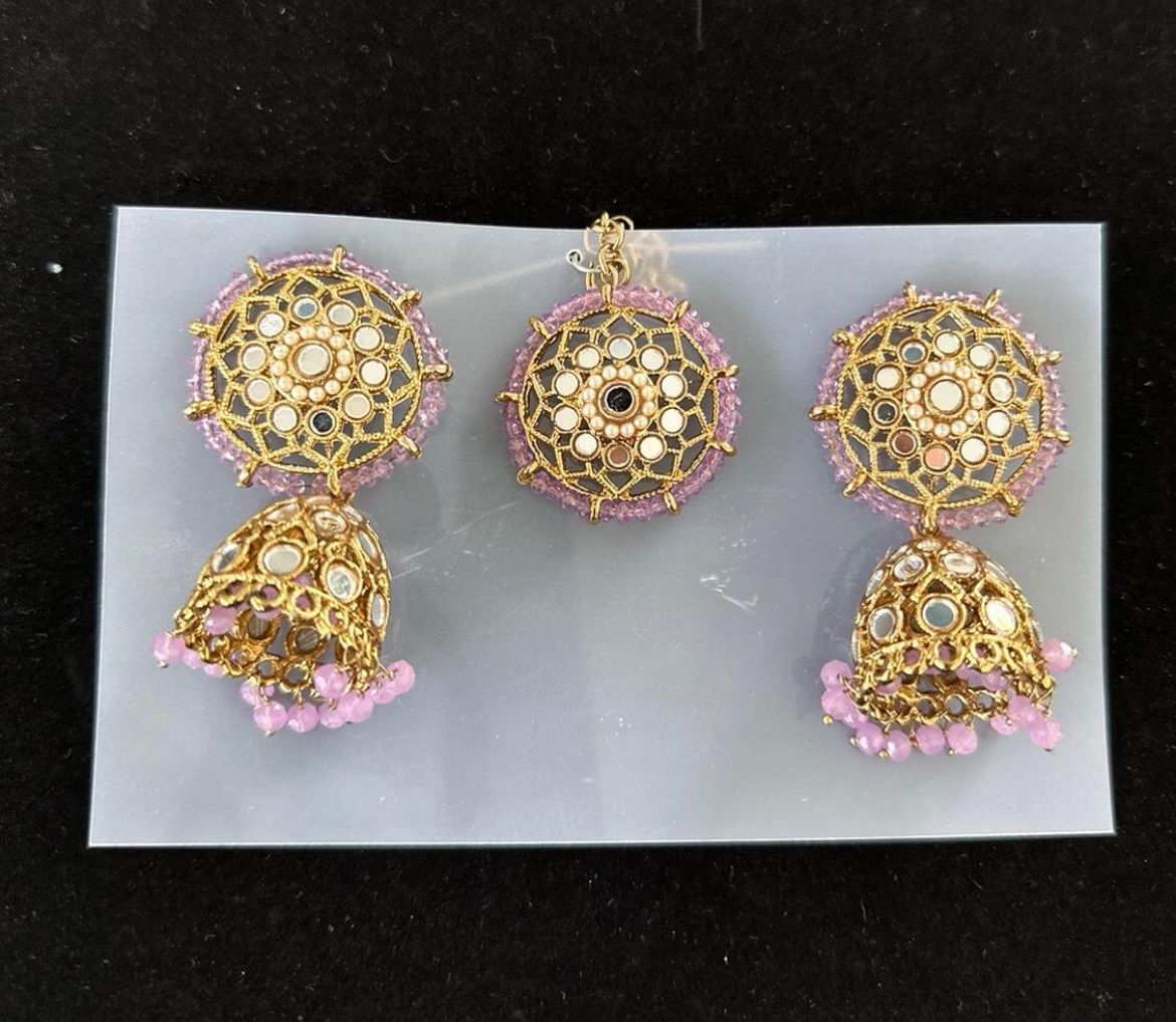 Jaipuri tikka and jhumki